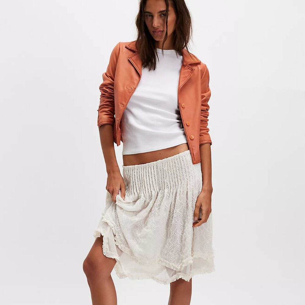 Sanderson Midi Skirt In Tea